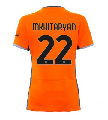 Inter Milan Henrikh Mkhitaryan #22 Replika Tredjetrøje Dame 2023-24 Kortærmet